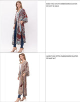Embroidered Coat/Duster