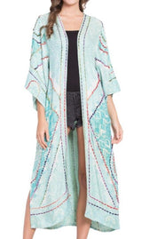 Embroidered Coat/Duster