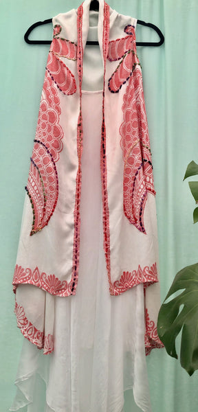 Embroidered Vest/Scarf