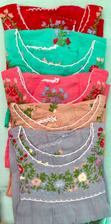 P-Embroidered Blouse